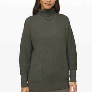 Lululemon Cozy Calling Turtleneck Ribbed Sweater